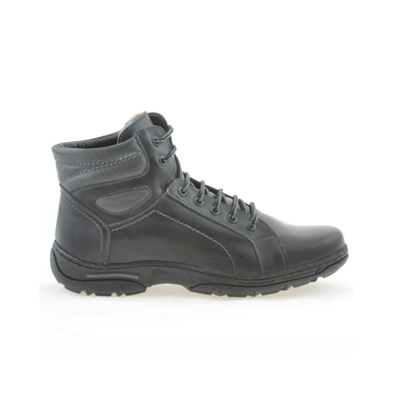 Teenagers boots 461 black+gray