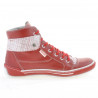 Women boots 258 red+white