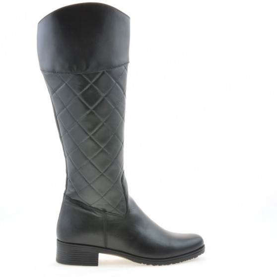 Women knee boots 3293 black