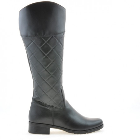 Women knee boots 3293 black