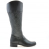 Women knee boots 3293 black