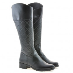 Women knee boots 3293 black