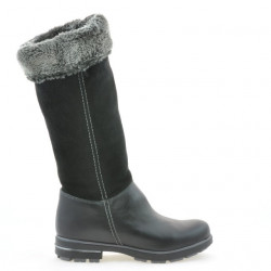 Children knee boots 3203 black combined