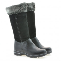 Children knee boots 3203 black combined