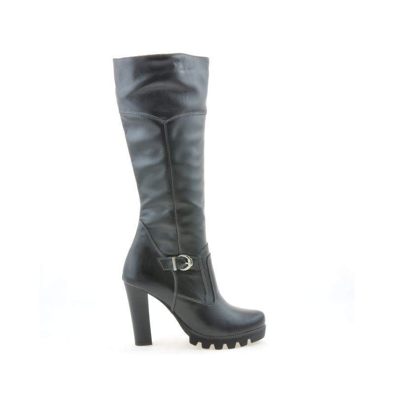 Women knee boots 1140 black