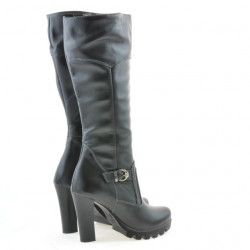 Women knee boots 1140 black