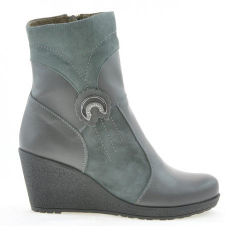 Women boots 3220 gray combined