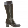 Women knee boots 3260 cafe combined