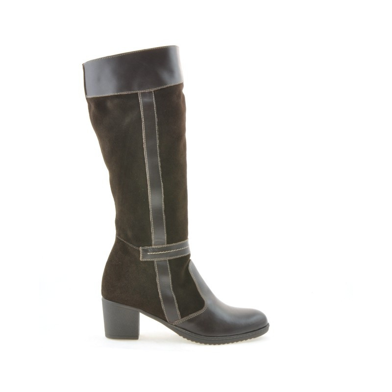 Women knee boots 3260 cafe combined