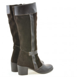 Women knee boots 3260 cafe combined