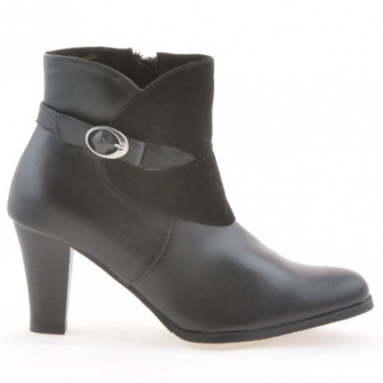 Women boots 1124 black+black antilopa