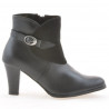 Women boots 1124 black+black antilopa