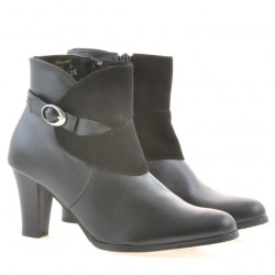 Women boots 1124 black+black antilopa