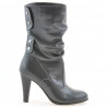 Women knee boots 1113 gray 