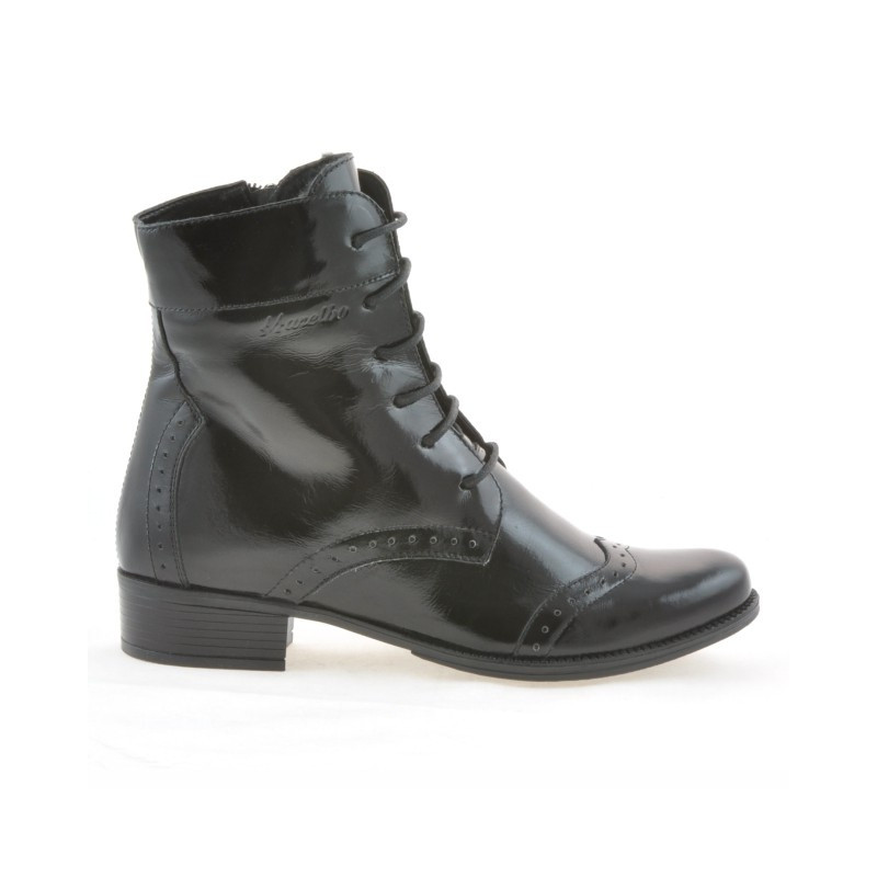 Women boots 291 patent black