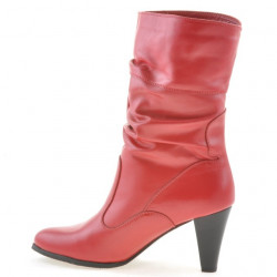 Women knee boots 1113-1 red