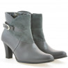 Women boots 1124 gray combined