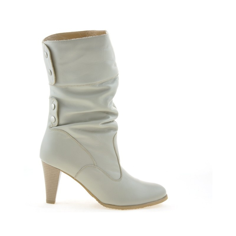 Women knee boots 1113-1 beige