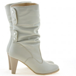 Women knee boots 1113-1 beige