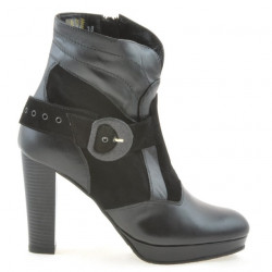 Women boots 1126 black+black antilopa 