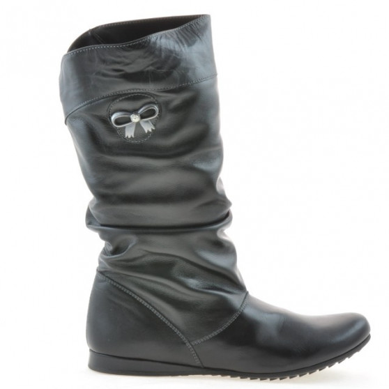 Women knee boots 257 black