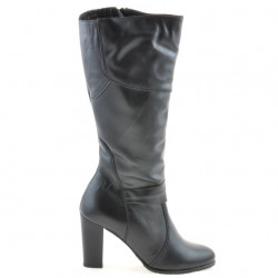 Women knee boots 1129 black