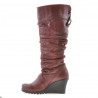 Women knee boots 226 bordo combined
