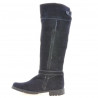 Women knee boots 3225 indigo velour