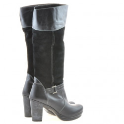 Women knee boots 3234 black