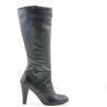 Women knee boots 1119 black 