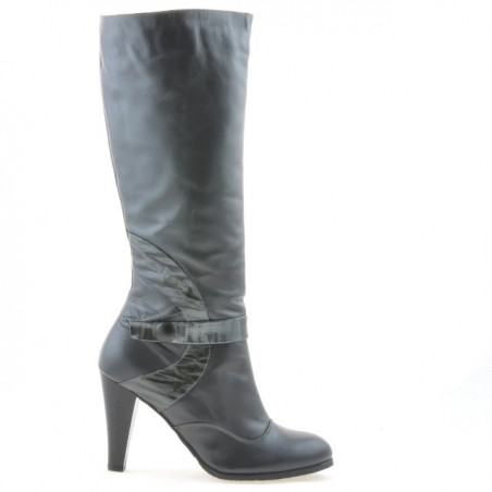 Women knee boots 1119 gray
