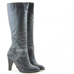 Women knee boots 1119 gray