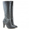 Women knee boots 1119 gray