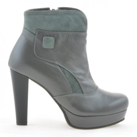 Women boots 1125 gray+gray antilopa 