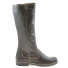 Women knee boots 3273 cafe