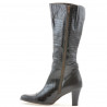 Women knee boots 017 cafe piton