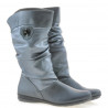 Women knee boots 257 gray pearl