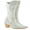 Women knee boots 298 croco beige