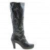 Women knee boots 229 patent black