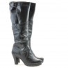 Women knee boots 229 patent black