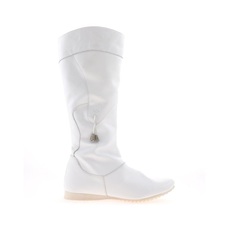 Women knee boots 245 white