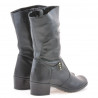 Women knee boots 261 black+crep black