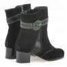 Women boots 1139 black antilopa combined