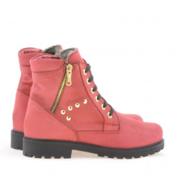 Women boots 3292 red