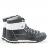 Men boots 421 black+white