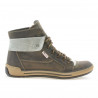 Women boots 258 tuxon cafe+beige