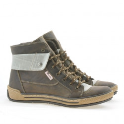 Women boots 258 tuxon cafe+beige