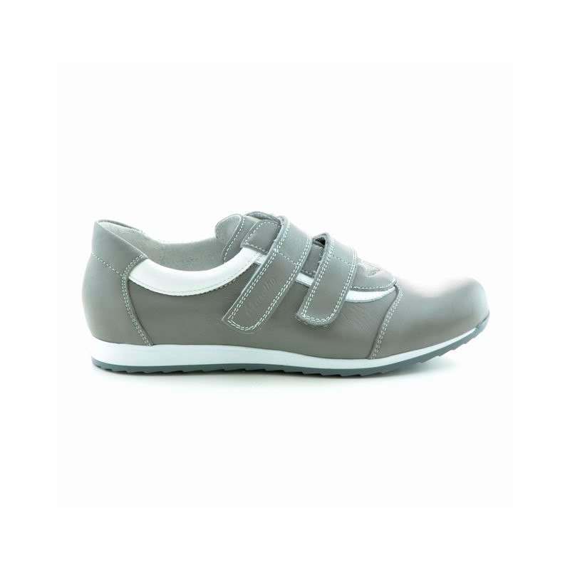 Women sport shoes 194 gray+white