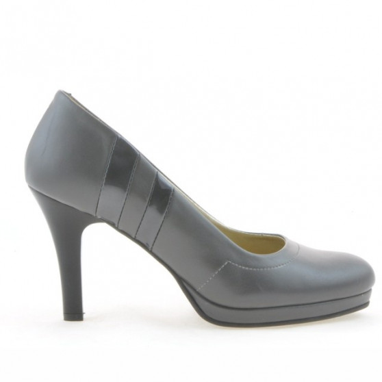 Women stylish, elegant shoes 1086 gray