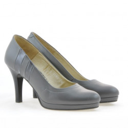 Women stylish, elegant shoes 1086 gray
